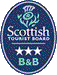 Logo: VisitScotland.com - 3 Star B&B. Click here for more information