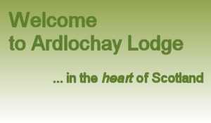 Perthshire bed breakfast at Ardlochay Lodge